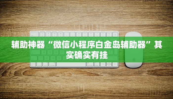 辅助神器“微信小程序白金岛辅助器”其实确实有挂