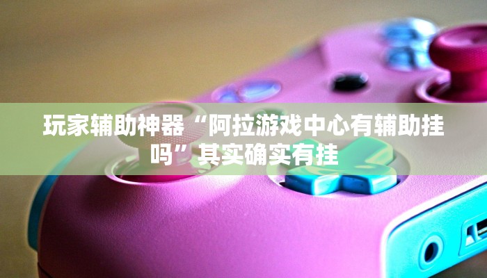 玩家辅助神器“阿拉游戏中心有辅助挂吗”其实确实有挂