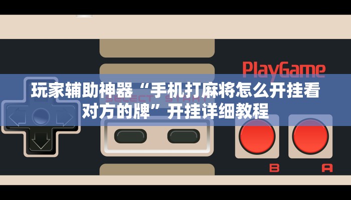 玩家辅助神器“手机打麻将怎么开挂看对方的牌”开挂详细教程