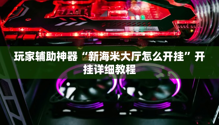 玩家辅助神器“新海米大厅怎么开挂”开挂详细教程