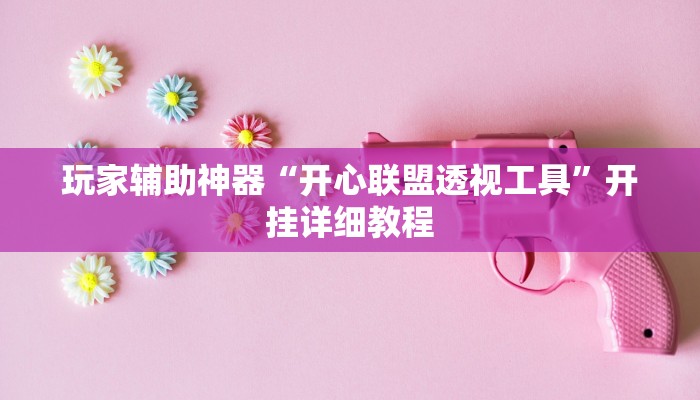 玩家辅助神器“开心联盟透视工具”开挂详细教程