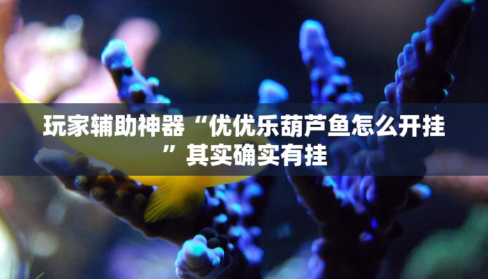 玩家辅助神器“优优乐葫芦鱼怎么开挂”其实确实有挂