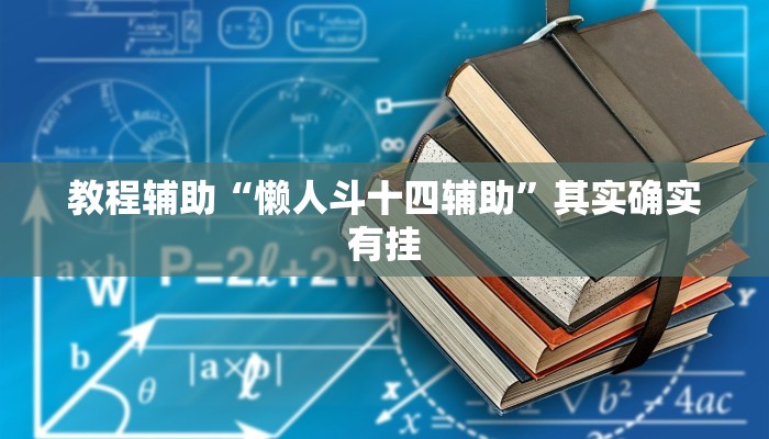 教程辅助“懒人斗十四辅助”其实确实有挂