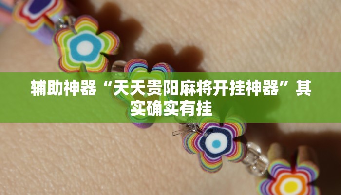 辅助神器“天天贵阳麻将开挂神器”其实确实有挂