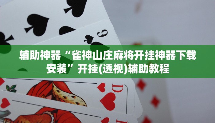 辅助神器“雀神山庄麻将开挂神器下载安装”开挂(透视)辅助教程