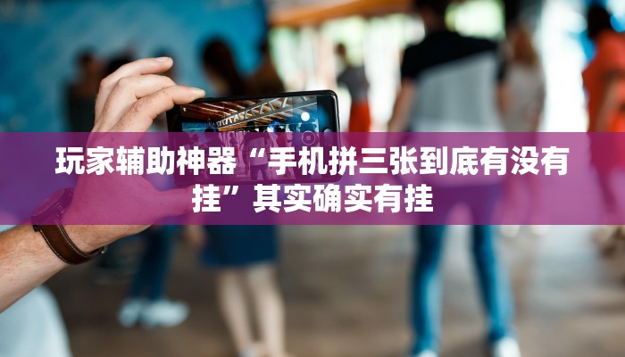 玩家辅助神器“手机拼三张到底有没有挂”其实确实有挂