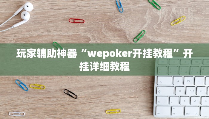 玩家辅助神器“wepoker开挂教程”开挂详细教程
