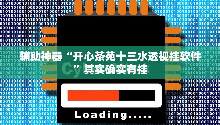 辅助神器“开心茶苑十三水透视挂软件”其实确实有挂
