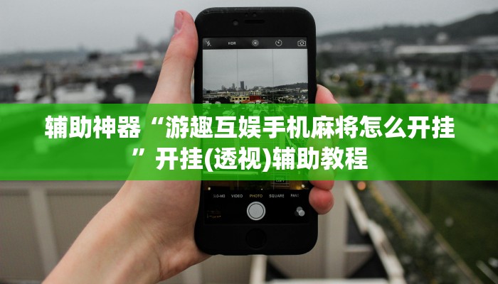 辅助神器“游趣互娱手机麻将怎么开挂”开挂(透视)辅助教程