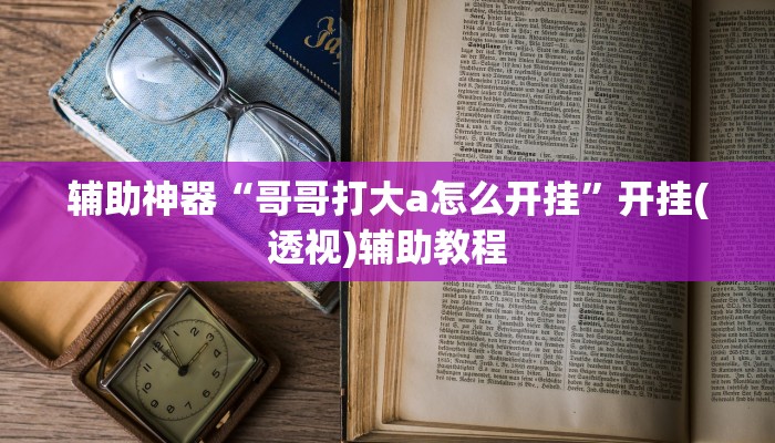 辅助神器“哥哥打大a怎么开挂”开挂(透视)辅助教程