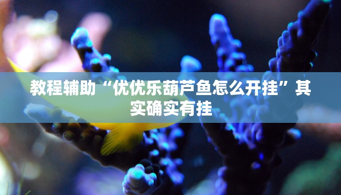 教程辅助“优优乐葫芦鱼怎么开挂”其实确实有挂