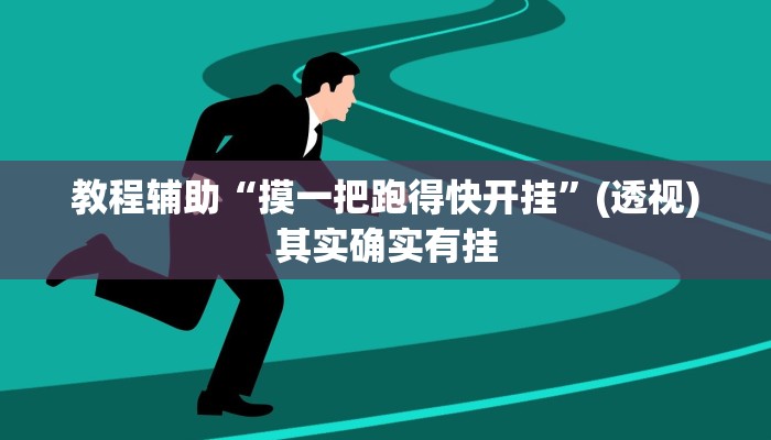 教程辅助“摸一把跑得快开挂”(透视)其实确实有挂