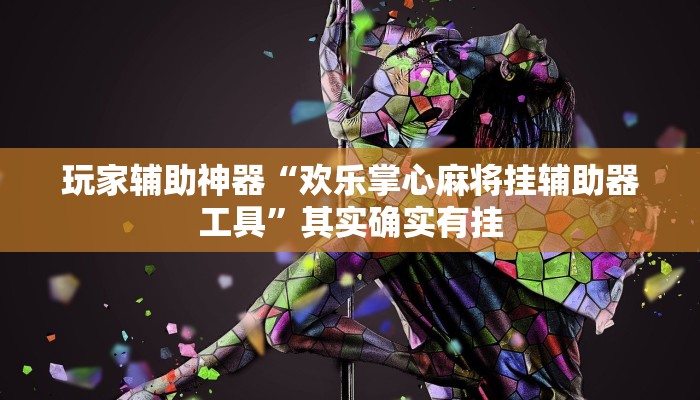 玩家辅助神器“欢乐掌心麻将挂辅助器工具”其实确实有挂