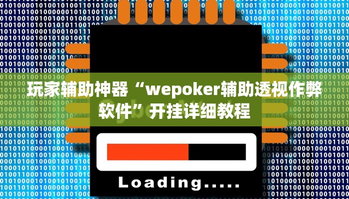 玩家辅助神器“wepoker辅助透视作弊软件”开挂详细教程