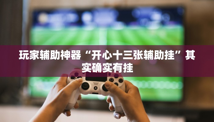 玩家辅助神器“开心十三张辅助挂”其实确实有挂