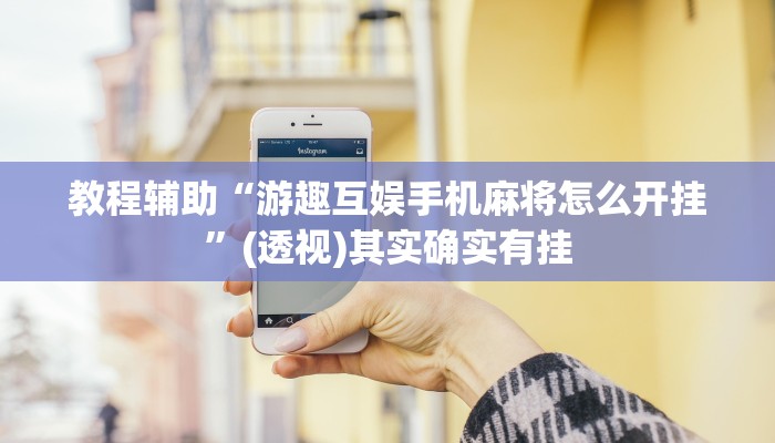 教程辅助“游趣互娱手机麻将怎么开挂”(透视)其实确实有挂