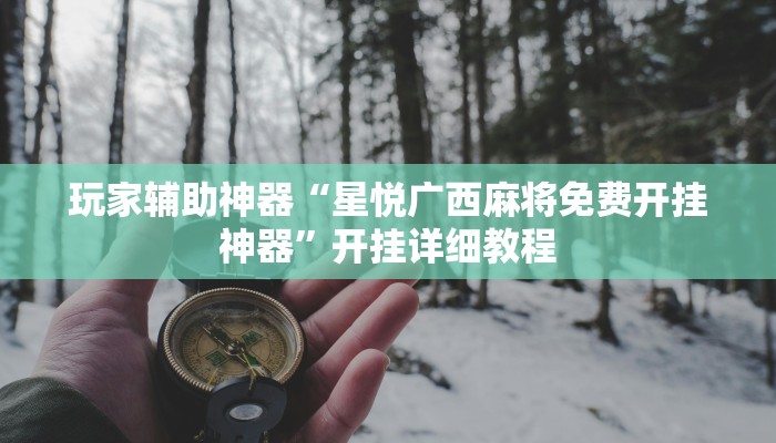 玩家辅助神器“星悦广西麻将免费开挂神器”开挂详细教程 玩家辅助神器“星悦广西麻将免费开挂神器”开挂详细教程