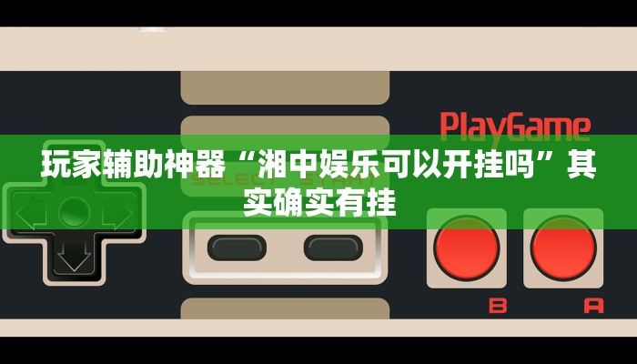 玩家辅助神器“湘中娱乐可以开挂吗”其实确实有挂 玩家辅助神器“湘中娱乐可以开挂吗”其实确实有挂