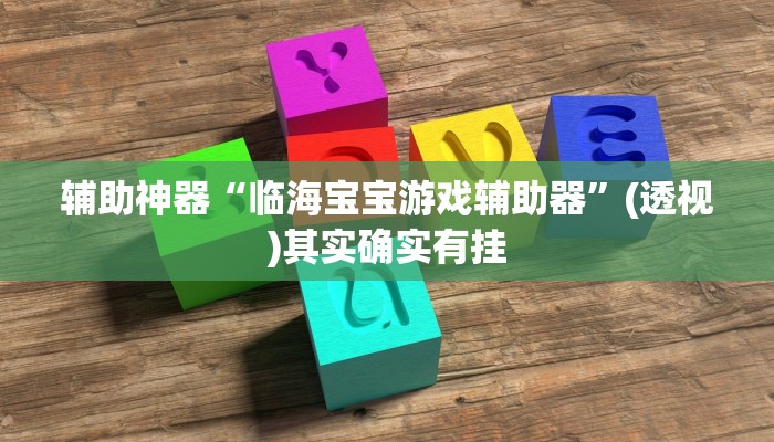 辅助神器“临海宝宝游戏辅助器”(透视)其实确实有挂