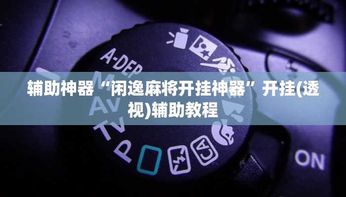 辅助神器“闲逸麻将开挂神器”开挂(透视)辅助教程 辅助神器“闲逸麻将开挂神器”开挂(透视)辅助教程