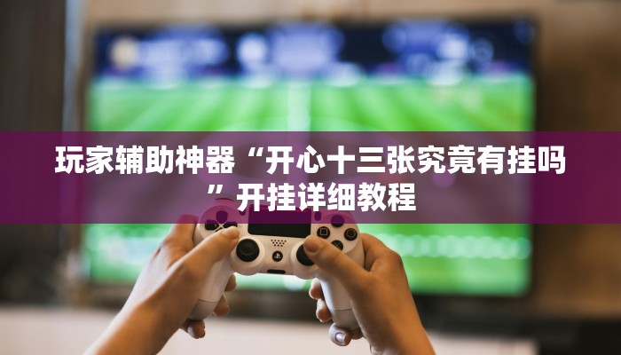 玩家辅助神器“开心十三张究竟有挂吗”开挂详细教程 玩家辅助神器“开心十三张究竟有挂吗”开挂详细教程