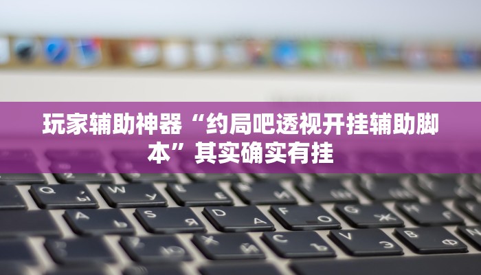 玩家辅助神器“约局吧透视开挂辅助脚本”其实确实有挂
