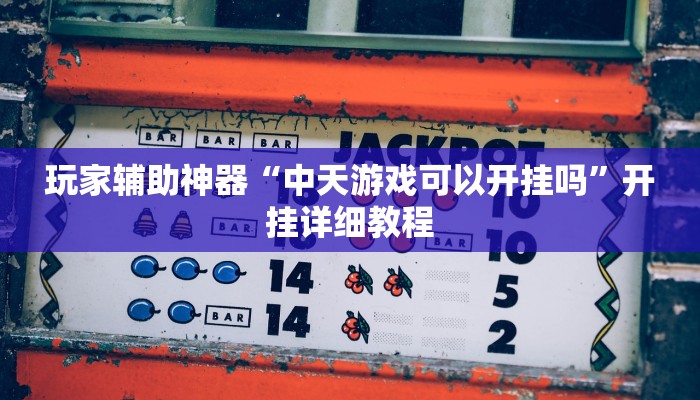 玩家辅助神器“中天游戏可以开挂吗”开挂详细教程