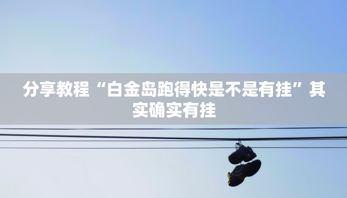 分享教程“白金岛跑得快是不是有挂”其实确实有挂 分享教程“白金岛跑得快是不是有挂”其实确实有挂