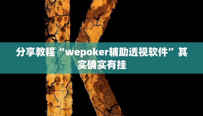 分享教程“wepoker辅助透视软件”其实确实有挂