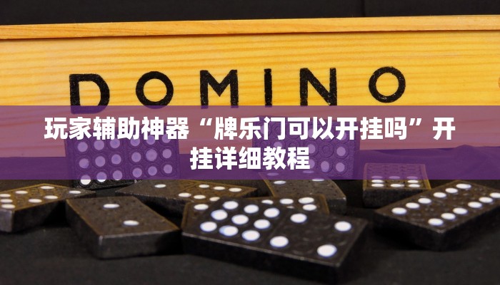 玩家辅助神器“牌乐门可以开挂吗”开挂详细教程