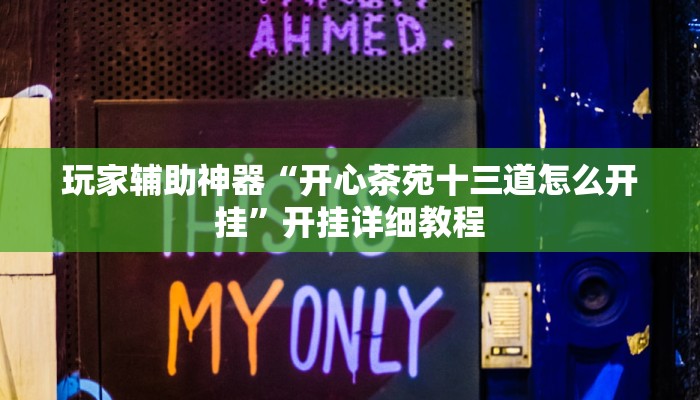 玩家辅助神器“开心茶苑十三道怎么开挂”开挂详细教程