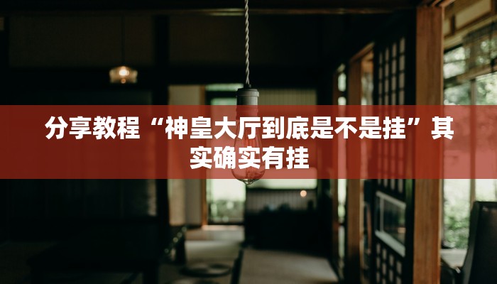 分享教程“神皇大厅到底是不是挂”其实确实有挂