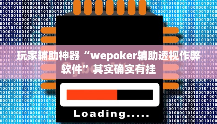 玩家辅助神器“wepoker辅助透视作弊软件”其实确实有挂