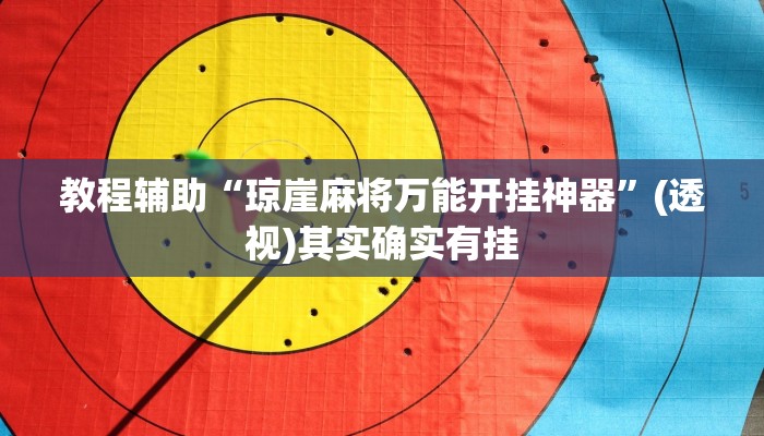 教程辅助“琼崖麻将万能开挂神器”(透视)其实确实有挂 教程辅助“琼崖麻将万能开挂神器”(透视)其实确实有挂