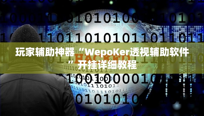 玩家辅助神器“WepoKer透视辅助软件”开挂详细教程