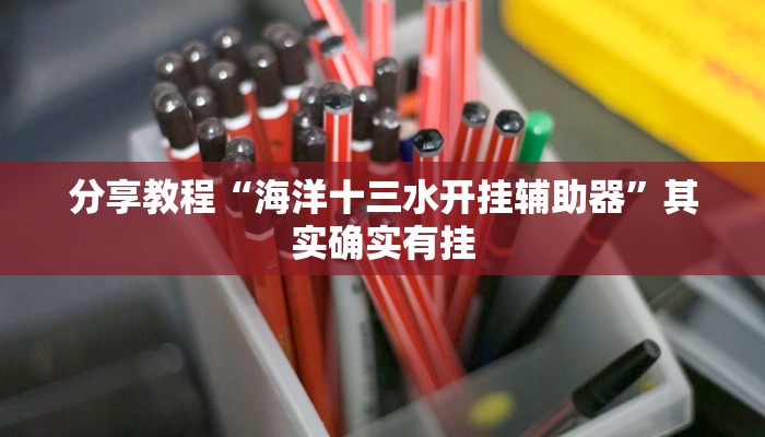 分享教程“海洋十三水开挂辅助器”其实确实有挂