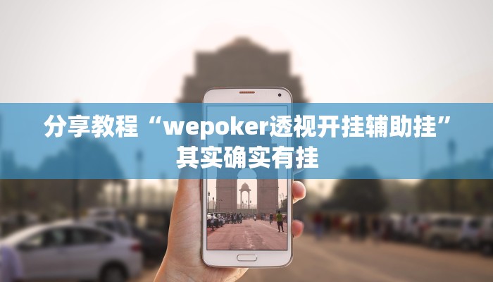 分享教程“wepoker透视开挂辅助挂”其实确实有挂