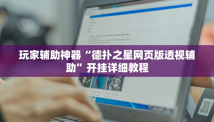 玩家辅助神器“德扑之星网页版透视辅助”开挂详细教程