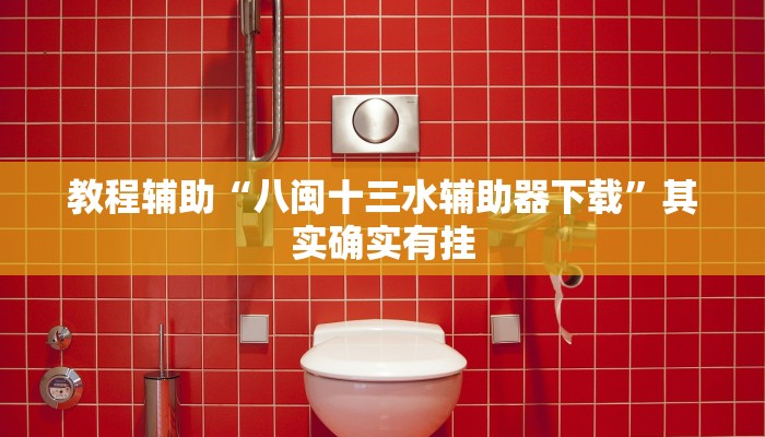 教程辅助“八闽十三水辅助器下载”其实确实有挂