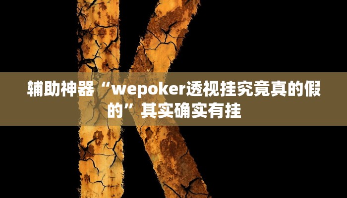 辅助神器“wepoker透视挂究竟真的假的”其实确实有挂 辅助神器“wepoker透视挂究竟真的假的”其实确实有挂