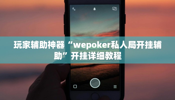 玩家辅助神器“wepoker私人局开挂辅助”开挂详细教程