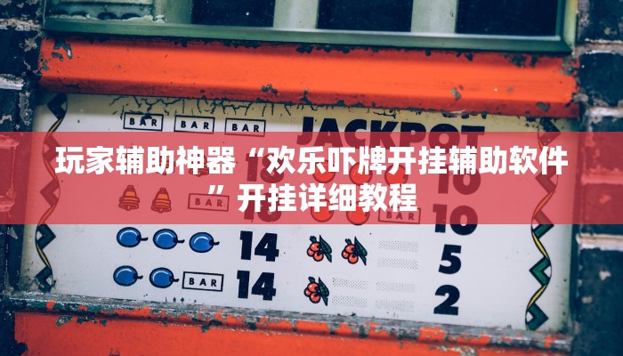 玩家辅助神器“欢乐吓牌开挂辅助软件”开挂详细教程