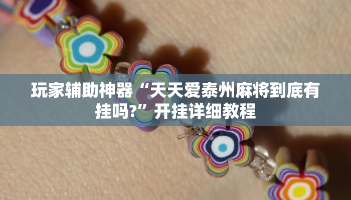 玩家辅助神器“天天爱泰州麻将到底有挂吗?”开挂详细教程