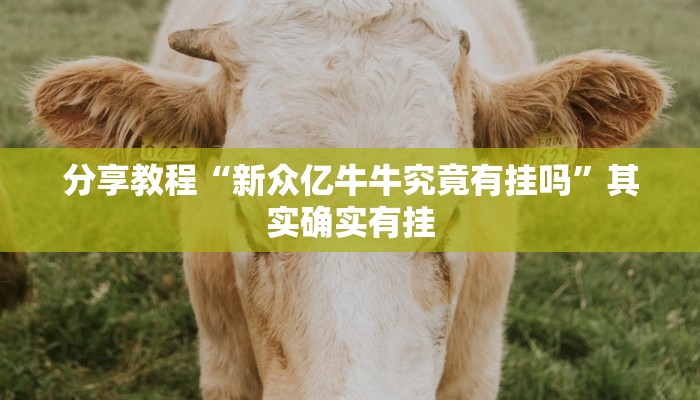 分享教程“新众亿牛牛究竟有挂吗”其实确实有挂