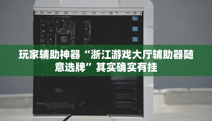 玩家辅助神器“浙江游戏大厅辅助器随意选牌”其实确实有挂