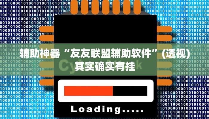 辅助神器“友友联盟辅助软件”(透视)其实确实有挂 辅助神器“友友联盟辅助软件”(透视)其实确实有挂