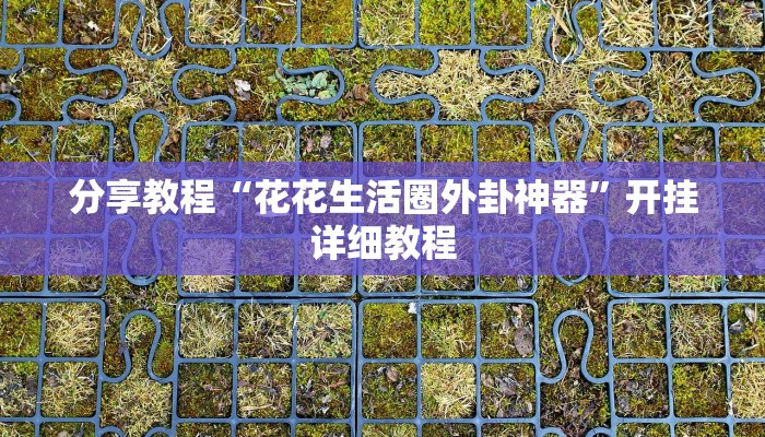 分享教程“花花生活圈外卦神器”开挂详细教程