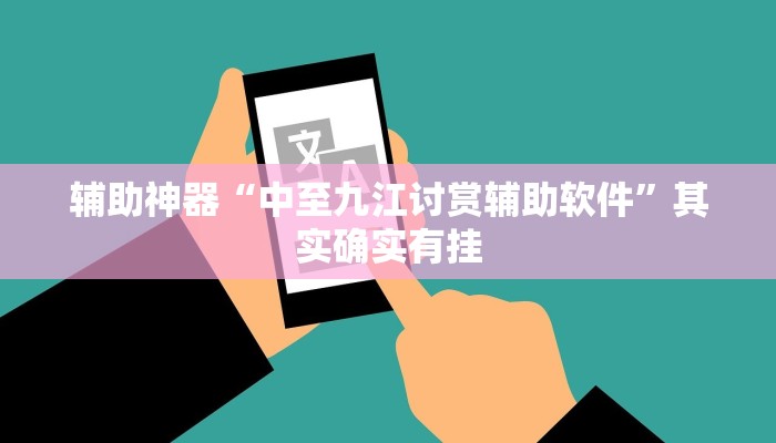 辅助神器“中至九江讨赏辅助软件”其实确实有挂