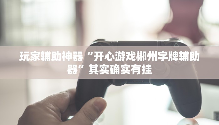 玩家辅助神器“开心游戏郴州字牌辅助器”其实确实有挂