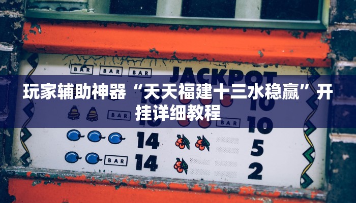 玩家辅助神器“天天福建十三水稳赢”开挂详细教程